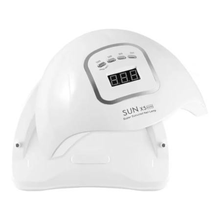 Lampa UV cu LED-uri Pentru Unghii SUPER TRENDS®, Usuca Oja Semipermanenta, 4 Setari de Timp, Senzor Automat si Ecran LCD, Potrivit Pentru Unghii de la Maini si Picioare, Portabil, 120W, Alb [1]