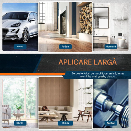 Masina de Polisat Auto cu Accesorii SUPER TRENDS®, 2 Acumulatori 12V, 8 Viteze, 5500 RPM, 4 Bureti, Albastru-Negru [3]