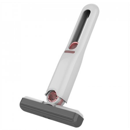 Produse - Mini Mop Portabil Premium SUPER TRENDS®, Pentru Diferite Suprafete si Geamuri, Sistem Autostoarcere, Spalare Umeda si Uscata, Alb