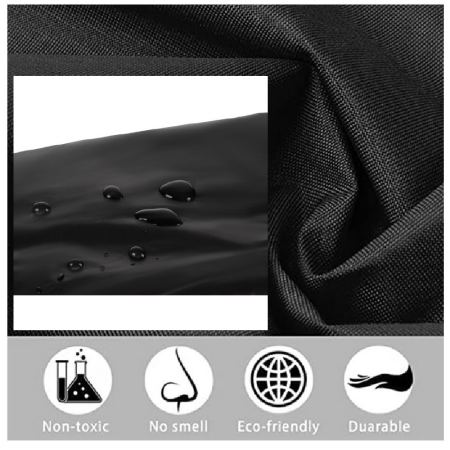Pelerina de Ploaie Impermeabila cu Gluga Fixa SUPER TRENDS®, Marime Universala, Neagra [9]