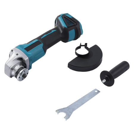 Polizor Unghiular SUPER TRENDS®, 2 Acumulatori 48V Li-ion, Motor Fara Perii (brushless), Disc 125 mm, Accesorii, Albastru-Negru [2]