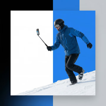 Selfie Stick Compatibil cu Insta 360 SUPER TRENDS® 70 cm Din Aliaj De Aluminiu, Selfie Stick Invizibil X3 X2 One X One R, Selfie Stick Aluminiu Profesional Cu Filet Standard, Suport Camera 360 Stabil Negru Obsidian Pentru Filmari 360° De Inalta Calitate [12]