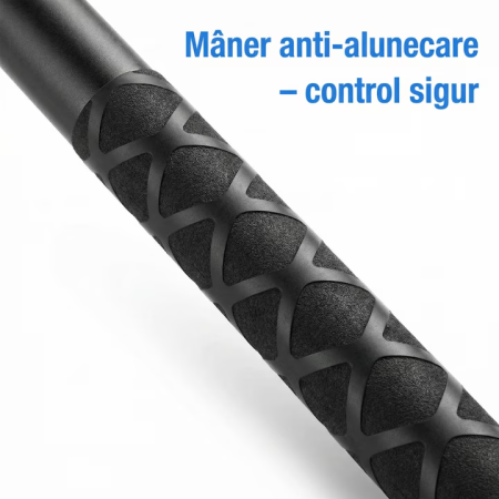 Selfie Stick Invizibil Super Trends® 22.5-120 cm Din Aliaj De Aluminiu, Selfie Stick Insta360 Compatibil Cu X3 X2 One X One R, Selfie Stick Aluminiu Extensibil Cu Filet Standard, Suport Camera 360 Stabil Negru Lucios Pentru Filmari Profesionale [7]