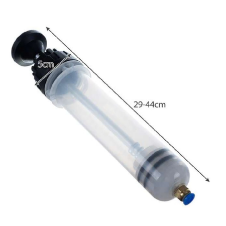 Seringă de Aspirare Ulei Sau Lichid SUPER TRENDS®, Plastic, 2 furtunuri Speciale Flexibile, 200 ml [1]