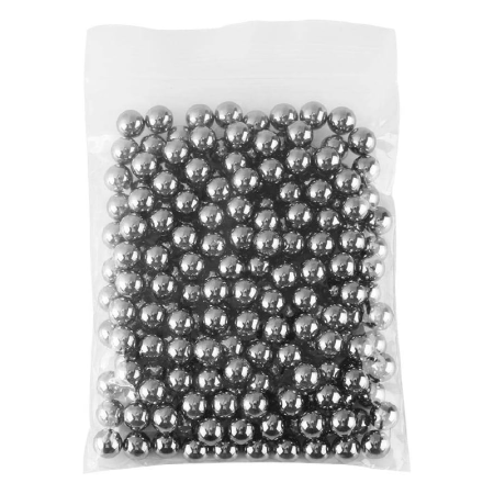 Casa & Gradina - Set 100 Bile Metalice Pentru Prastie SUPER TRENDS®, 7 mm, Argintiu