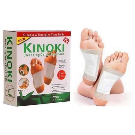 Set 100 de Plasturi Detox Originali Kinoki Pentru Picioare Premium SUPER TRENDS®, cu Turmalina si Otet de Bambus, Elimina Toxinele, Alb [2]