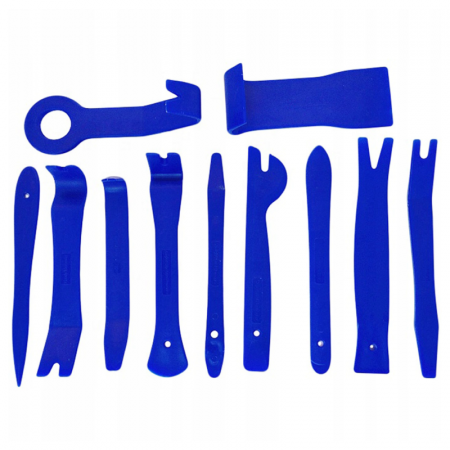 Produse - Set 11 Unelte Pentru Demontare Tapiterii Auto Profesional SUPER TRENDS®, Albastru