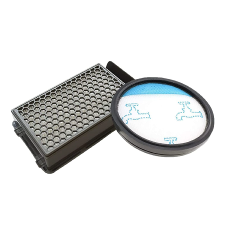 Set 2 Filtre SUPER TRENDS® Pentru Aspiratoare Rowenta Compact Power Cyclonic RO3718EA, RO3724EA, RO3731EA, RO3753EA, RO3786EA, RO3798EA, Moulinex Tefal Compact Power Cyclonic [1]