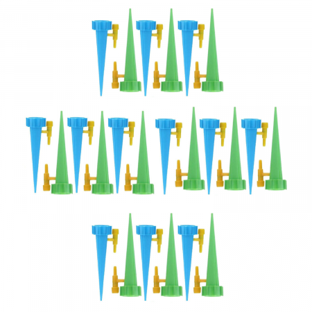 Produse - Set 12 Picuratoare Premium SUPER TRENDS®, cu Valva Pentru Irigare Plante, Material PVC, Albastru si Verde