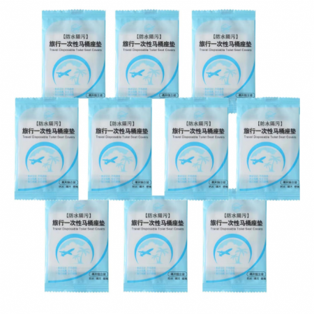 Produse - Set 50 Protectii Impermeabile Colac Toaleta Extra-Groase SUPER TRENDS®, Tip Husa WC, Marime Universala, Ambalate Individual, Transparente