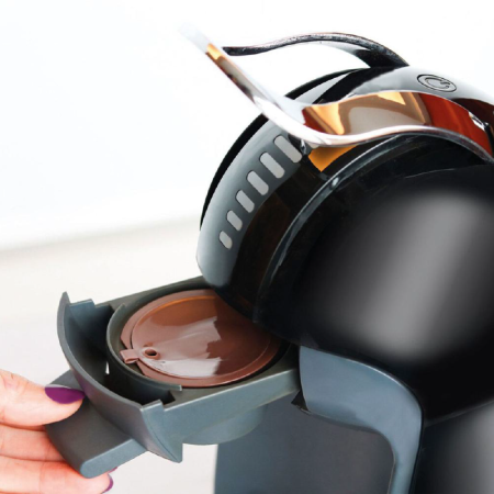 Set 5X Capsule Cafea SUPER TRENDS®, Reincarcabile, Compatibile Dolce Gusto, Maro [6]