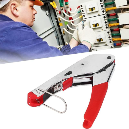 Set Cleste CATV Compresie si Stripper Dezizolat Cablu si 20 mufe F SUPER TRENDS®, pentru uz industrial (compatibil RG59, RG6) [3]