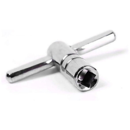 Set de 3 Chei Pentru Acordat Tobe SUPER TRENDS®, Accesorii Tobe si Percutie, Metal, Argintiu [2]