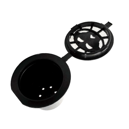 Set de 5 Buc Capsule Cafea Reincarcabile SUPER TRENDS®, Compatibile cu Aparatele Nespresso, Negru [4]