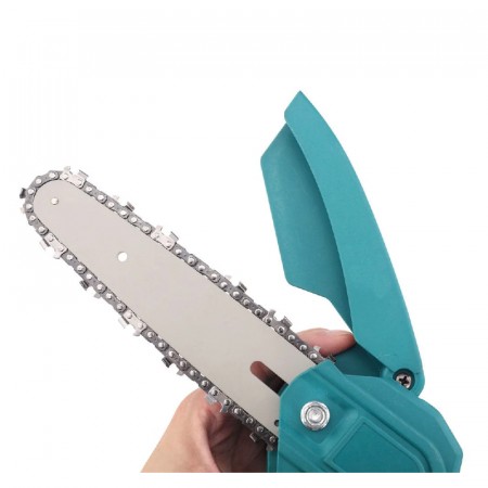 Set Mini Drujba cu Tija Telescopica Extensibila + Foarfeca de Gradina Profesionale SUPER TRENDS®, 2 Acumulatori 48V, 2 in 1 Pentru Taieri Precise in Gradina, Tija Extensibila de 2, 13 m [1]