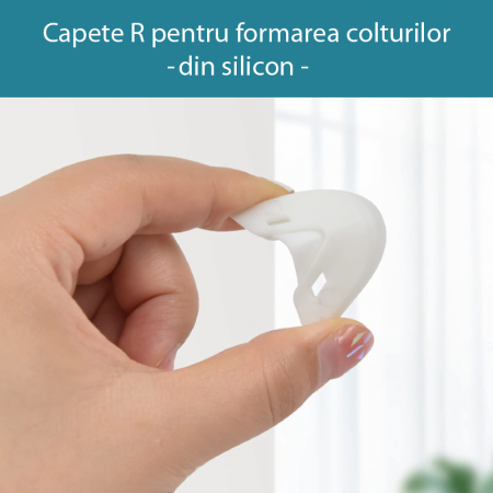 Set pentru chituit 3 in 1 Profesional SUPER TRENDS®, Spatula Pentru Chit, Cutter Pentru Indepartarea Chitului, Racleta Din Silicon cu 5 Capete de Schimb, Pentru Bucatarie, Baie, Geamuri, Chiuveta [7]