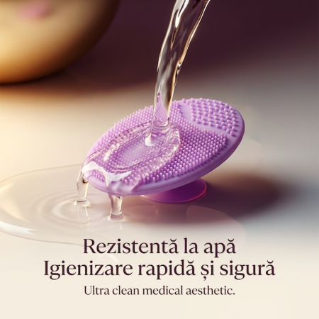 Set Perie De Baie Si Pieptan Bebelusi Super Trends® Din Silicon Moale, Perie Si Pieptan Bebe Pentru Indepartarea Crustelor De Lapte, Perie Si Piapten Bebelusi Cu Maner Ergonomic Antialunecare, Set Ingrijire Bebelusi Roz Violet, Set Ingrijire Bebe [15]
