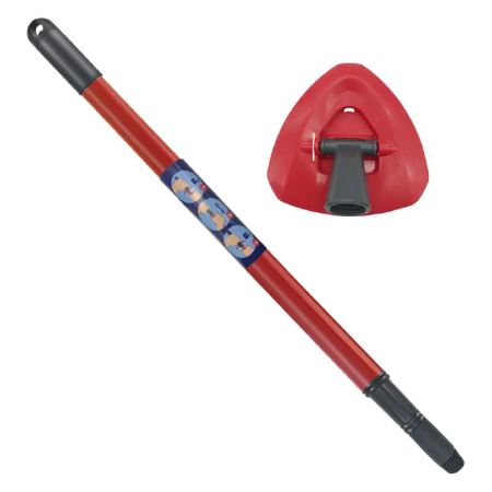 Set Tija Telescopica, Cap de Mop si 2 Buc Rezerva Mop SUPER TRENDS®, Compatibile cu Vileda Easy Wring/ Turbo / Ultraspin, Multicolor [5]