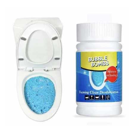Solutie SUPER TRENDS® Pentru Desfundarea Tevilor Bubble Bombs Japan, 1 + 1 GRATIS 100g, Curatator Puternic Pentru Chiuveta si Canalizare, Granule Magice Efervescente Pentru Curatare Rapida [8]
