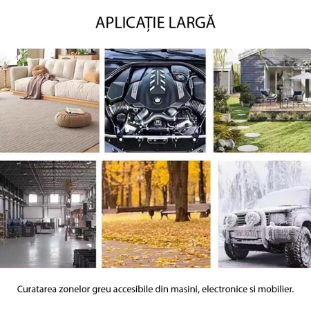 Suflanta Aer Portabila SUPER TRENDS®, Indepartare Apa, Praf si Zapada, 555 Metri Cubi, cu 2 Acumulatori 48V, Neagra [6]