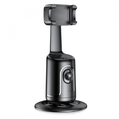 Electronice & Electrocasnice - Trepied Inteligent Pentru Telefon cu Urmarire Automata a Fetei Premium SUPER TRENDS® – Rotire 360°, Urmarire AI a Fetei si Corpului, Compatibilitate Universala cu iOS si Android, Port USB, Design Eleg