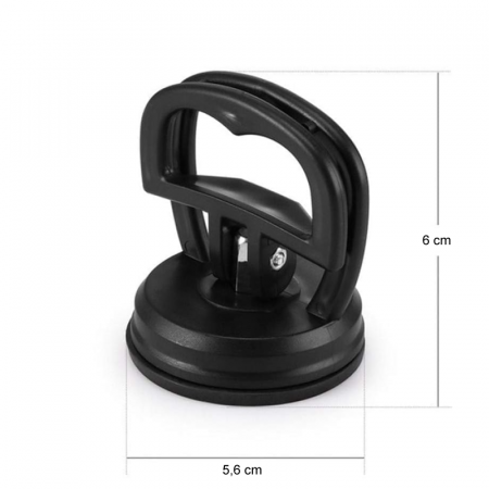 Ventuza Auto Profesionala SUPER TRENDS® Pentru Indreptat Tabla Caroserie sau Demontarea Panourilor, Baza Cauciuc, Negru [1]