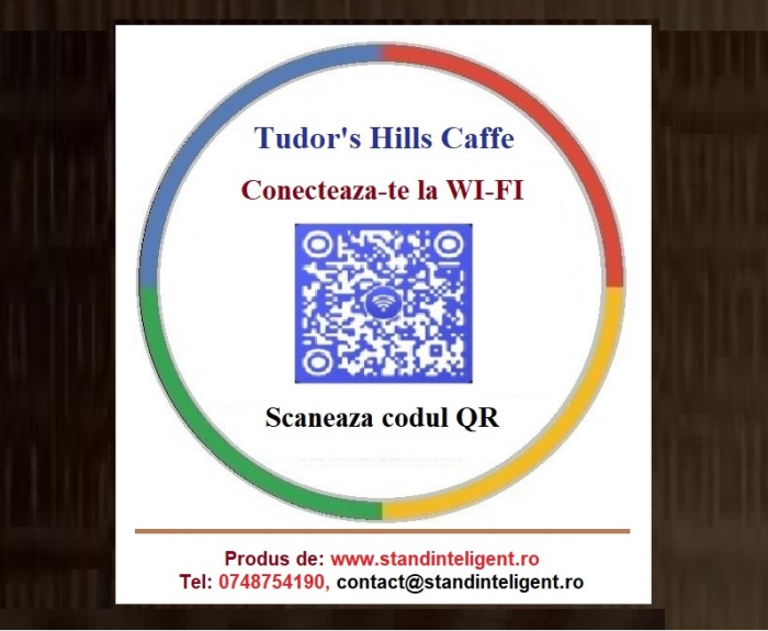 Sticker Autocolant QR  WI-FI – 10x10 cm [3]