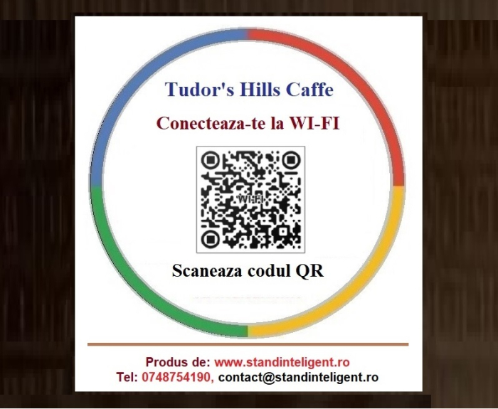 Sticker Autocolant QR  WI-FI – 10x10 cm [2]