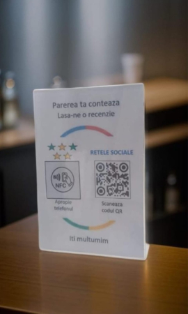 Stand NFC-QR 15x10,5 cm