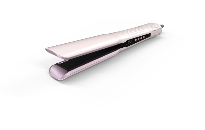 STARCREST hot air hair straightener SHS-1300PK, 1300 W, LCD display, negative ion technology, 5 temperature settings, 3 speeds, pink [2]