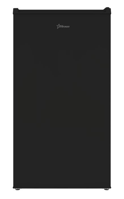 STARCREST Compact Single Door Refrigerator and Freezer SF-83BK-E, Class E, 83L Capacity, Interior Lighting, Ice Compartment, Height 85 cm, Black [1]
