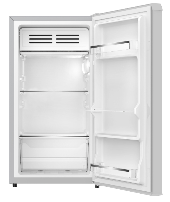 STARCREST Compact Single Door Refrigerator and Freezer SF-83IX-E, Class E, 83L capacity, interior lighting, ice compartment, height 85 cm, stainless steel. [2]