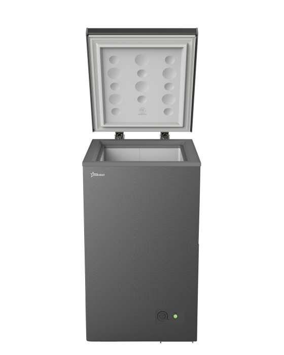 STARCREST chest freezer SCF-92SL-E, class E, 92L capacity, adjustable thermostat, grey [7]