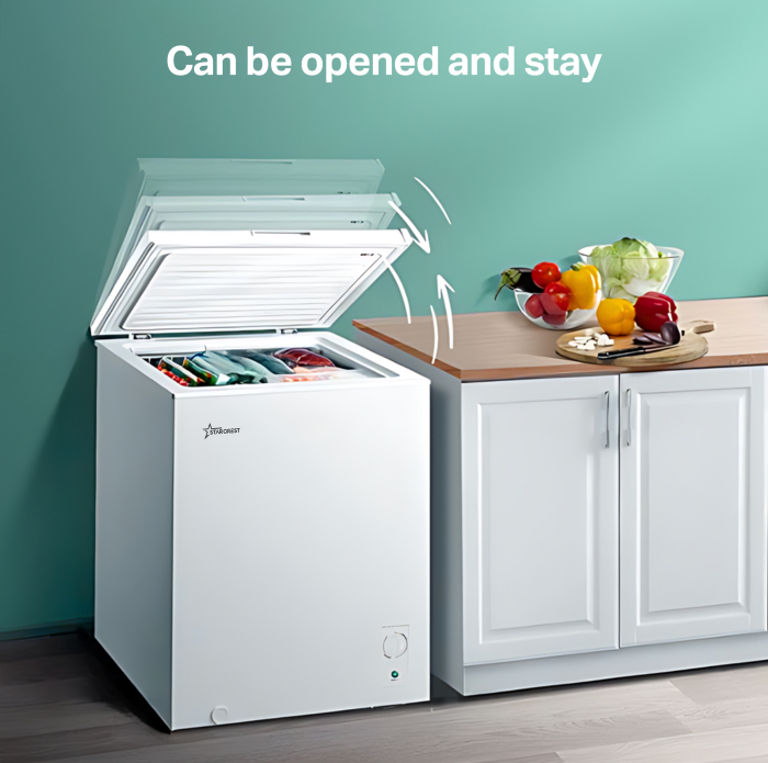 STARCREST chest freezer SCF-99WHE, class E, 99L capacity, convertible system – fridge function, adjustable thermostat, white [3]