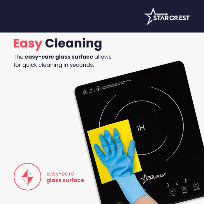 Starcrest built-in induction hob SIH-T2000, 2000 W, touch control, 6 cooking functions, ultra slim design [6]