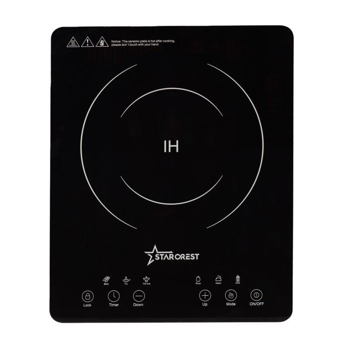 Starcrest built-in induction hob SIH-T2000, 2000 W, touch control, 6 cooking functions, ultra slim design [1]