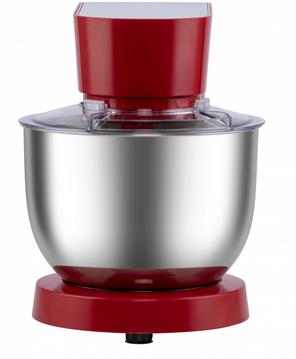 STARCREST Stand Mixer SKM-1500RD, 1500W, 5.5 L Stainless Steel Bowl, 5 Accessories, 6 Speeds + Pulse, Metal Gears, Red & Stainless Steel [7]
