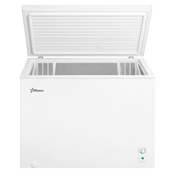 STARCREST Chest Freezer SCF-293WHE, Class E, 293L Capacity, Convertible System – Fridge Function, Adjustable Thermostat, White [9]