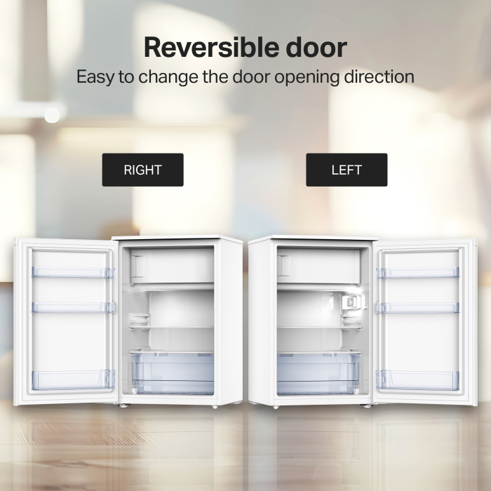 STARCREST Compact Single Door Refrigerator SF-115WHE, Class E, 115 L Capacity, Interior Lighting, H 84.7 cm, White [8]