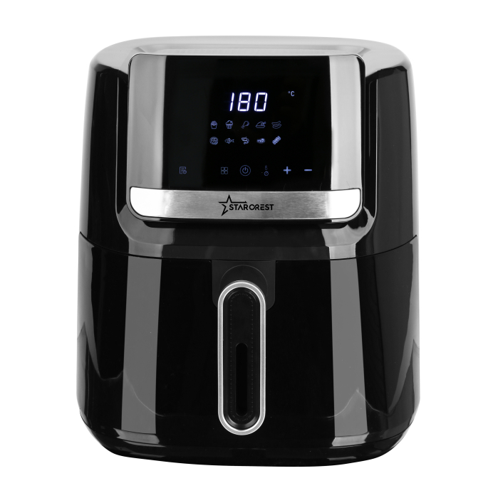 STARCREST, Digital Air Fryer SFR-6250BK, 1600 W, 6.5 Liters, Thermostat 80–200 °C, 10 Preset Programs, Black [2]