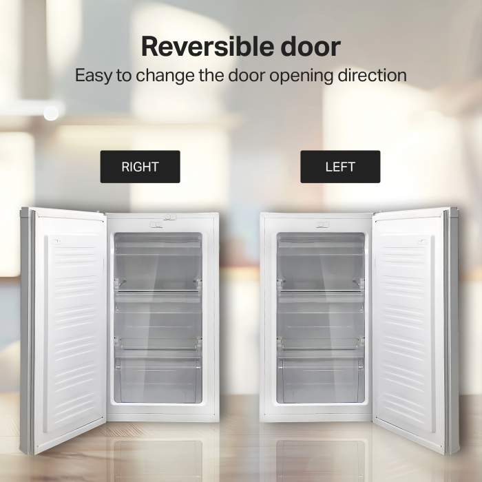 STARCREST Freezer SUF-63WH, Class E, 63 L Capacity, 3 Drawers, Height 82.5 cm, White [8]