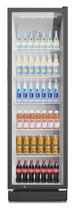 Vitrina frigorifica profesionala STARCREST SPS-350, 350 L, Termostat reglabil, Iluminare LED, H 194.5 cm, Negru [1]