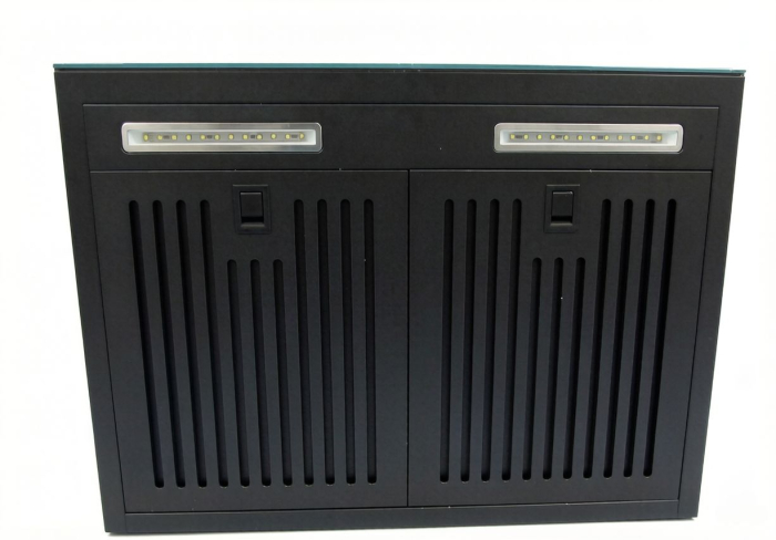 STARCREST SDH-6100BK decorative built-in hood, 500 m³/h extraction power, touch control, LED lighting, Energy Class A+, 60 cm, black + black glass [7]