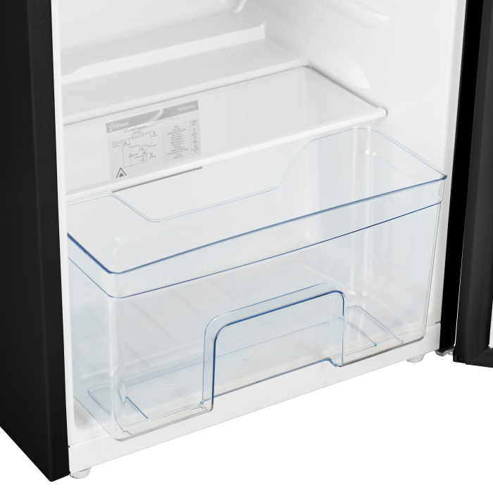 STARCREST Single Door Refrigerator SF-85BK-E, 85 L, Energy Class E, Interior Lighting, Ice Compartment, Height 82 cm, Black [10]