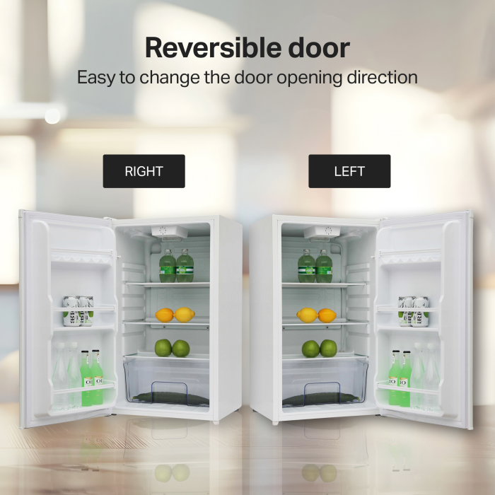 STARCREST Single Door Refrigerator SFL-92WHE, 92 L, Energy Class E, Interior Lighting, Height 83 cm, White [8]