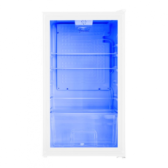 STARCREST Refrigerated Display Case SBC-93WHE, 93 L, Temperature Control, Glass Door, Height 83.2 cm, White [7]