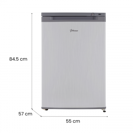STARCREST Freezer SUF-86SI, Class E, 80 L Capacity, 3 Drawers, Height 84.5 cm, Gray [11]