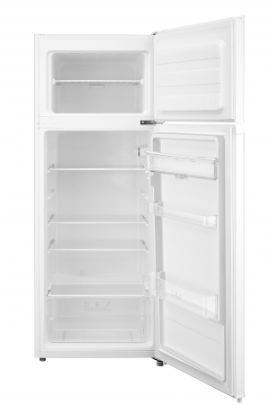 STARCREST 2-Door Refrigerator SF-204WD-WHE, 199 L, Energy Class E, Water Dispenser, LED Lighting, Adjustable Thermostat, Reversible Doors, 143 cm Height, White [1]