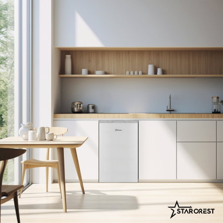 STARCREST Single Door Refrigerator SF-85SL-E, Energy Class E, 85L Capacity, Interior Lighting, Ice Compartment, Height 82 cm, Grey [5]