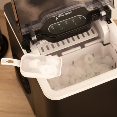 STARCREST ice cube maker SIM-1024BK, 10kg/24h capacity, two cube sizes, 1.3L water reservoir, black [4]